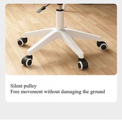 Rotating Computer Chair Dressing Transparent Plastics Elevated Move Rotating Chair Writing Desk Home Bedroom Desk Office Chair