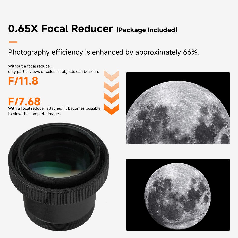 Svbony MK127 Maksutov Cassegrain Telescope OTA 127mm f/11.8 Portable Grab-and-Go Design for Lunar Planetary Nebula Observation