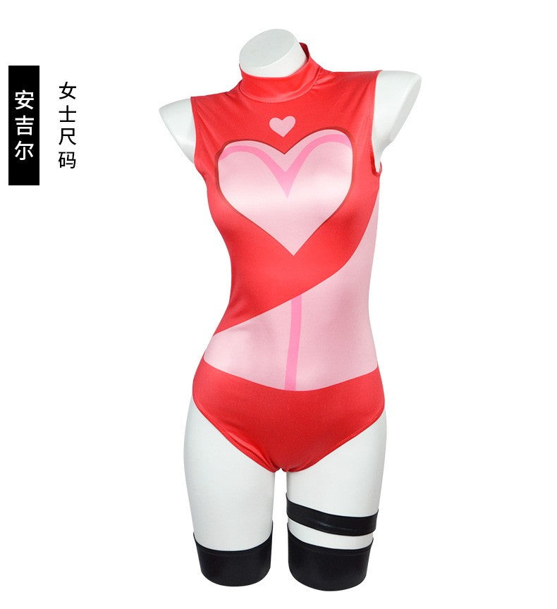Vox Cosplay Costume Cartoon Hotel Top Pants Full Set Disguise Halloween Carnival Suit Stage performance costumes and costumes