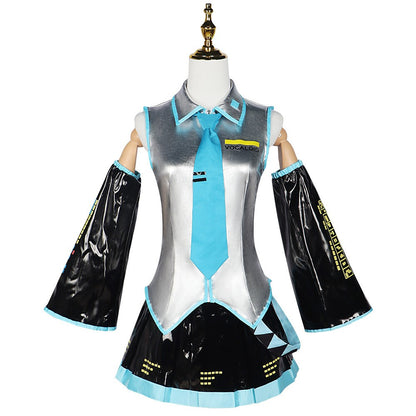 Anime Character Performance Clothes MIKU Anime Clothes Cosplay Clothes JK Skirt Same Suit Wig Accessories Halloween