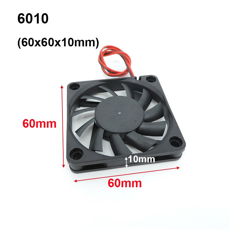 4010 12025 8010 30mm dc 5V 12V 24V Cooling Fan Brushless Motor Case Quiet 40MM 50MM 60MM 70MM 80MM 90MM 120MM for 3D print 2PIN