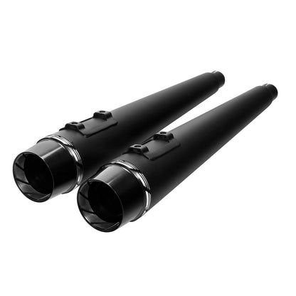 Motorcycle 4' Exhaust Pipes For Harley Touring Road King Models With Dual Exhaust 1995-2016 2015 2014 2013 2012 11 Black/Chrome