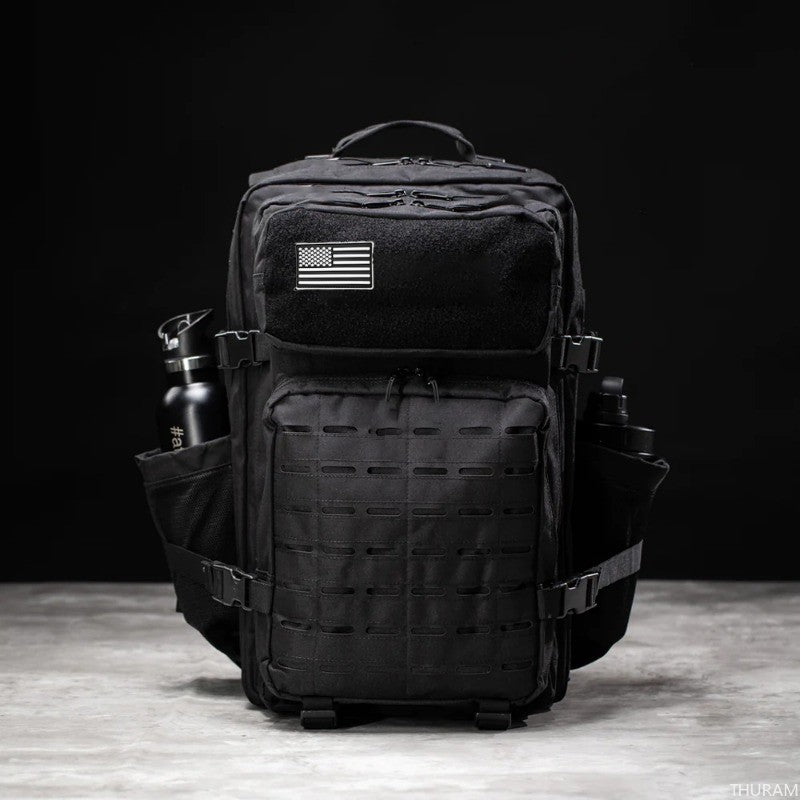 Mochila Tática 25L/50L Caça MOLLE Bolsa GYM Para Homens EDC Caminhada Ao Ar Livre Com 2 Porta-Garrafas