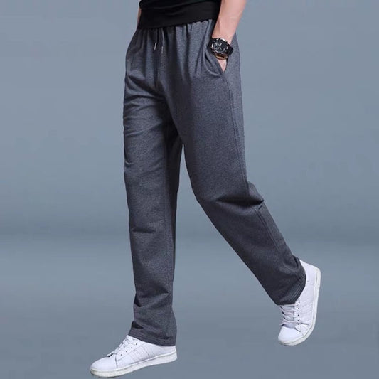 New Korean Straight tube Men Casual Sports Pants Running Workout Jogging Long Pants Gym Sport Trousers for Men Jogger Sweatpants