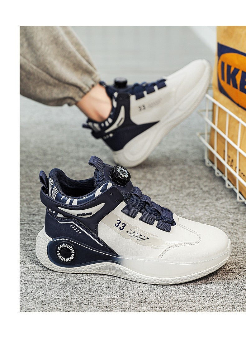 Tênis Masculino com Fivela Rotativa Confortável Antiderrapante Cadarço Durável para Atividades ao Ar Livre