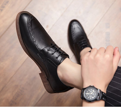 Classic Casual Business Leather Shoes Men Social Wedding Party Leather Shoes For Men Dress Oxfords Formal Leather Shoes Men