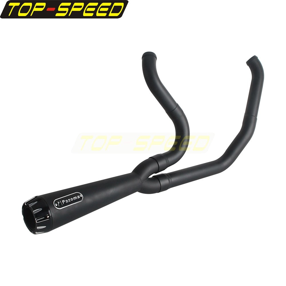 For Harley CVO Street Glide FLHXSE 2017-2025 CVO Road Glide ST FLTRXSTSE 2024-2025 2-Into-1 Exhaust Motorcycle Touring Mufflers
