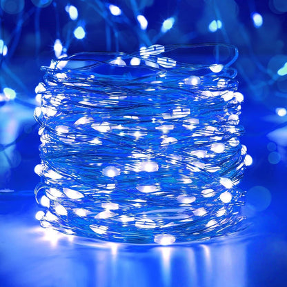 Battery Powered 10/20/30/50/100LEDs String Lights  Copper Wire Light for Holiday Lighting Camping Flower Wedding Christmas Decor