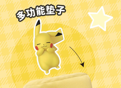 POKEMON Original Posição de Dormir Pikachu Charmander Slowpoke Meowth Rowlet Figuras Boneco de Ação Genuíno Brinquedo Presente