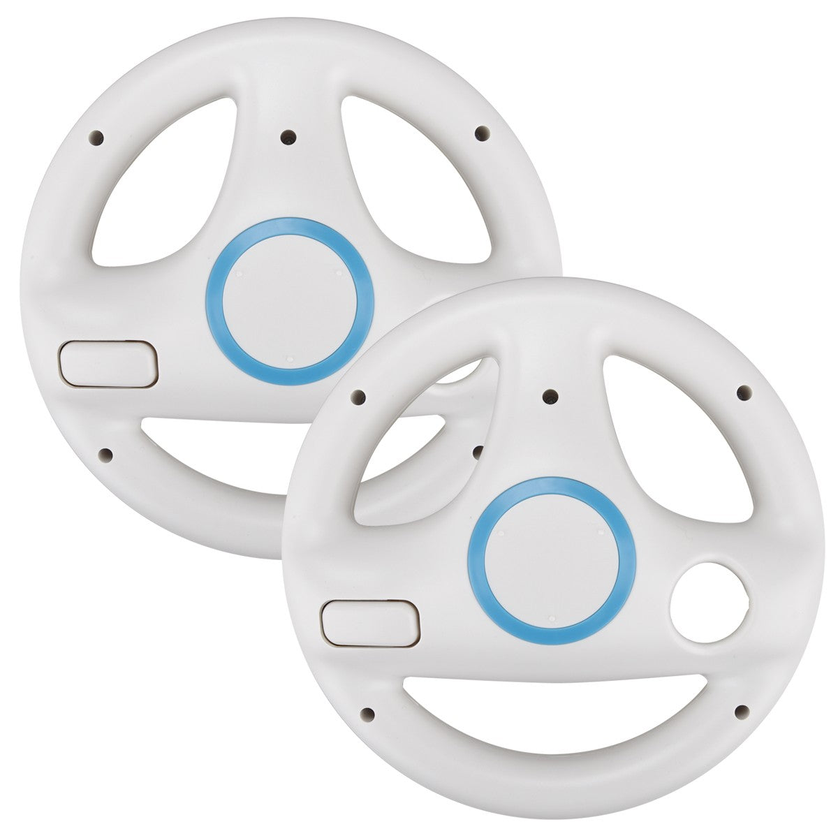 2 Peças Volante de Corrida Plástico com Design Inovador e Ergonômico para Controle Remoto de Jogos de Corrida Nintendo Wii Kart