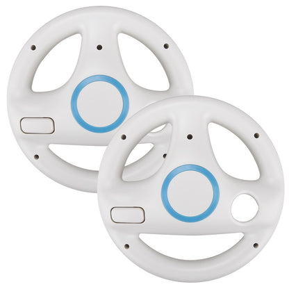 2 PEÇAS Plástico, design inovador e ergonômico, Volante de Corrida para Nintendo Wii Kart Game Remote Controller