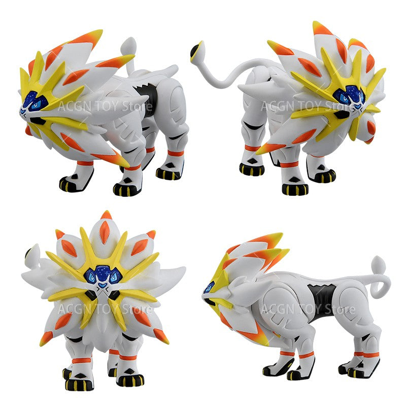 Bonecos e figuras de ação Pokémon TOMY originais: Zacian, Zamazenta, Reshiram, Arceus, Lunala, Rayquaza, Giratina, Zygarde, Palkia, Kyogre - Brinquedos de PVC