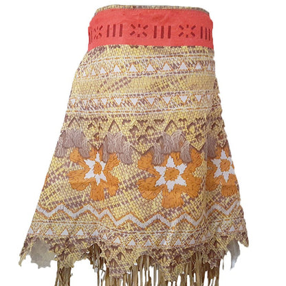 Disney NEW Moana Episode 2 Movie Costume Princess Vaiana Role Play Dress Girls Carnival Outfit Toddler Polynesian Beach Dress