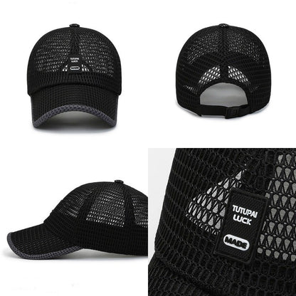 Men Women Outdoor Summer Full Mesh Net Cool Breathable Quick Drying  Sunhat Baseball Cap Anti-UV Tennis Golf Sport Trucker Hats
