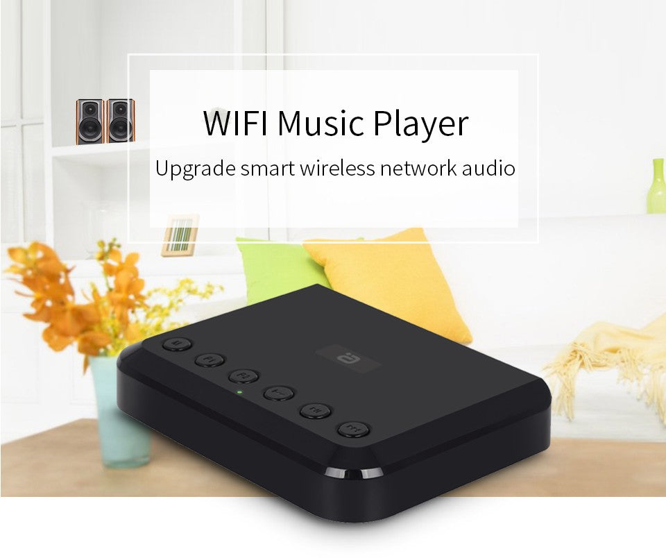 Wireless WIFI Audio Receiver for Airplay Spotify DLNA NAS Multiroom Sound Stream Bluetooth 5.0 Music box Optical Adapter WR320