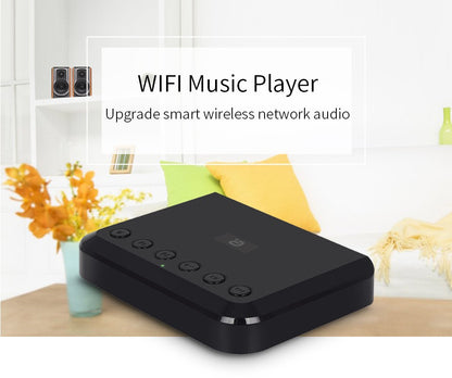 Wireless WIFI Audio Receiver for Airplay Spotify DLNA NAS Multiroom Sound Stream Bluetooth 5.0 Music box Optical Adapter WR320