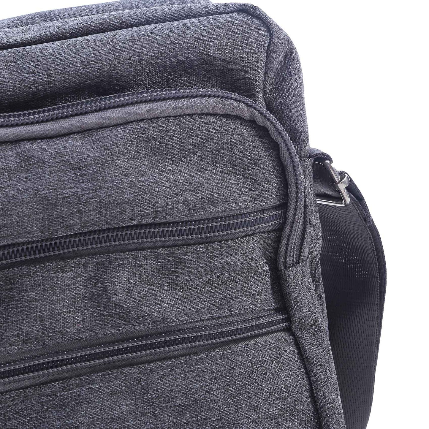 Men's Shoulder Bag Business Leisure Large Capacity Portable Handbag Zipper Multi Layer Waterproof Summer Male's Crossbody Bags