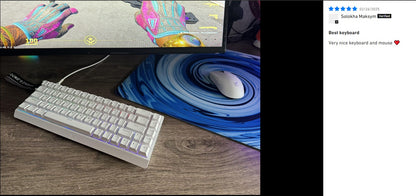MCHOSE ACE 68 Magnetic Switch Gaming Keyboard Hall Effect Rapid Trigger Programmable RGB 8K Hz DKS/MT/TGL/RS/SOCD Keyboard