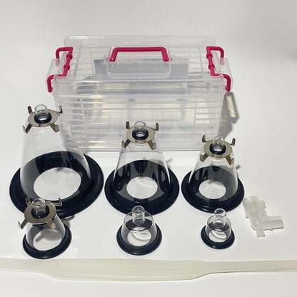Máscara cirúrgica animal grande Máscara de anestesia para animais de estimação Cães Gatos Transparente Reanimador manual Máscara de oxigênio para anestesia veterinária