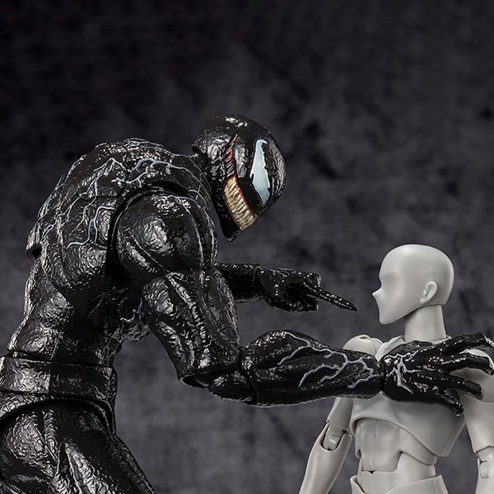 Original em Estoque Bandai Spirits S.H.Figuarts Venom:A Última Dança - Série de Coleção Venom Modelo de Personagem de Desenho Animado Kit de Garagem