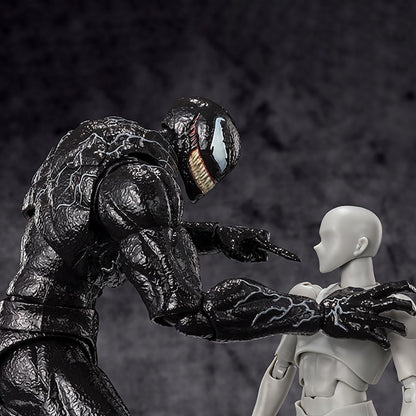 Original em Estoque Bandai Spirits S.H.Figuarts Venom:A Última Dança - Série de Coleção Venom Modelo de Personagem de Desenho Animado Kit de Garagem