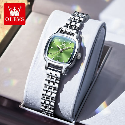 OLEVS 5675 Women Watches Elegant Ladies Square Quartz Watch Waterproof Luminous Wristwatch For Girlfriend Lovers Gift Reloj