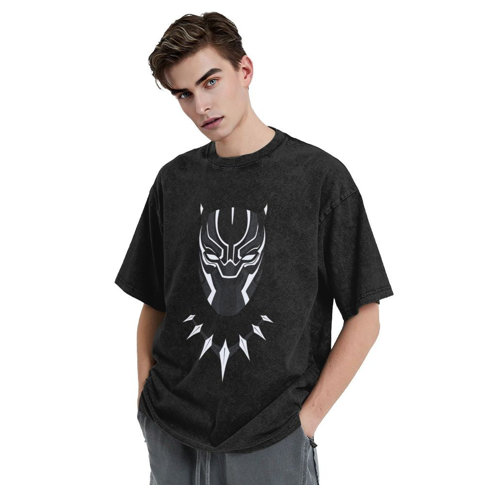 Men's Frgrt T Shirt Black Panther 100% Cotton Clothing Humorous Short Sleeve Crew Neck Tee Shirt 6XL T-Shirts