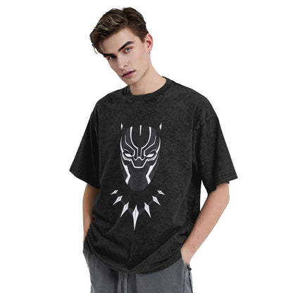 Men's Frgrt T Shirt Black Panther 100% Cotton Clothing Humorous Short Sleeve Crew Neck Tee Shirt 6XL T-Shirts
