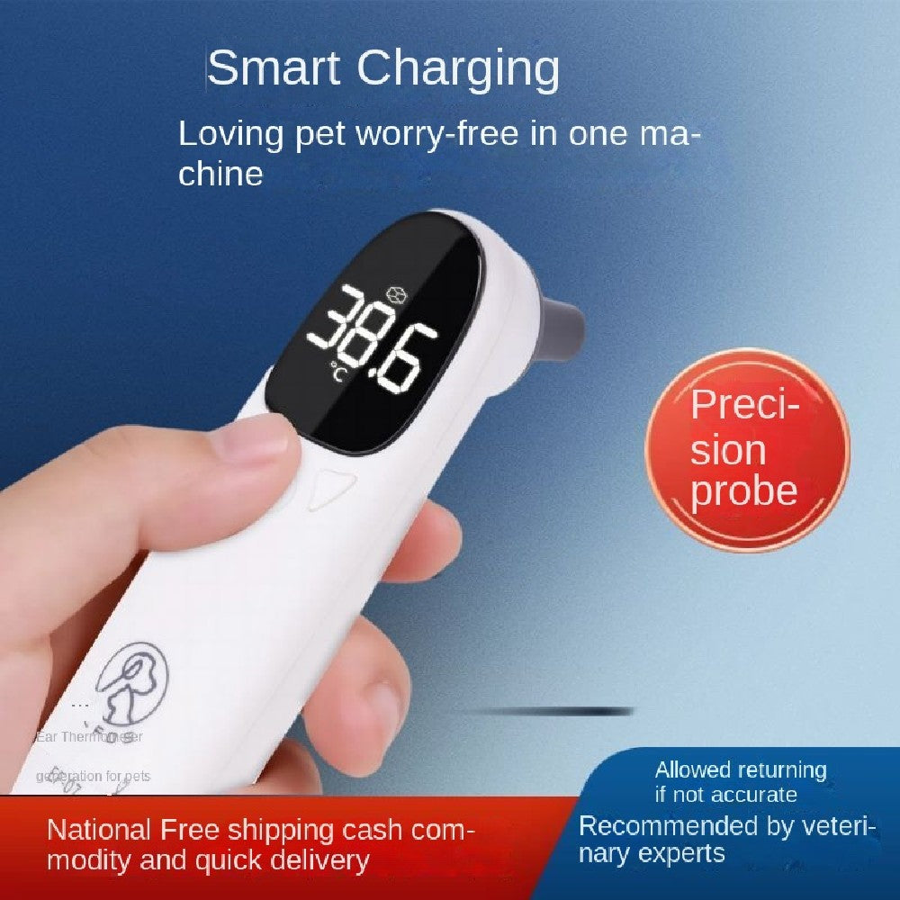 Instrumento de medição de temperatura animal Termômetro veterinário infravermelho sem contato eletrônico para cães, gado, ovelhas e gatos