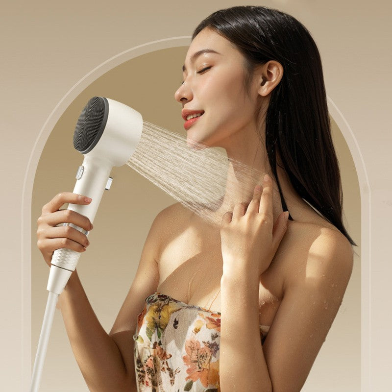 Novo Chuveiro de Mão com Filtro de Chuveiro, Impulsionador de Chuveiro, Grande Saída de Água, Purificador Universal, Conjunto de Chuveiro para Banheiro e Casa