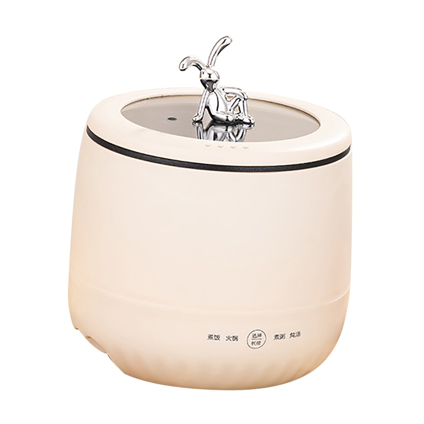 Panela de Arroz Elétrica Inteligente Mini 1.8L Antiaderente Compacta Eletrodoméstico para Arroz, Grãos, Sopas, Mingaus e Ensopados