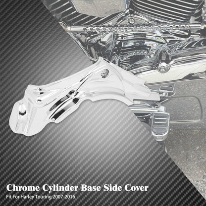 Tampa Lateral da Base do Cilindro da Motocicleta Carenagem Para Harley Touring Road King FLHR Electra Street Glide FLTRX FHLX 2007-2016