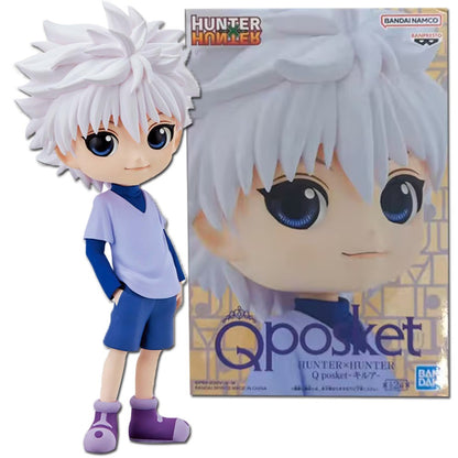 13cm Anime Figures Hunter X Hunter Killua Qposket Colecionável Pvc Brinquedos Action Figure Desenho Boneca Decoração De Mesa Modelo De Presente