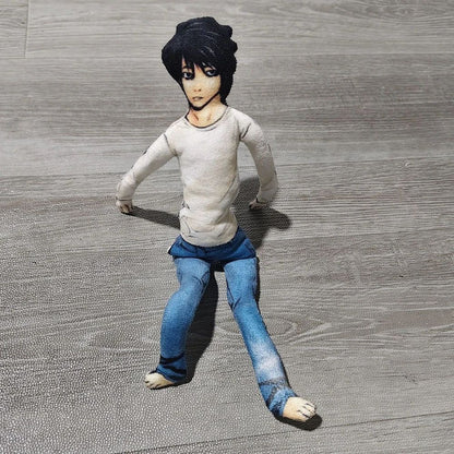 HOT Anime Michael Jackson Cosplay Prop Doll Plush Stuffed Figure Dolls Room Decoration Abstract Joint Mobility Props Gift