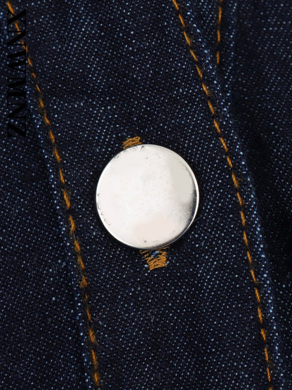 XNWMNZ 2025 Summer Woman's Casual Commuting Long Sleeve Denim Long Sleeve Top Simple Lady Blue Turn-down Collar Fashion Shirt