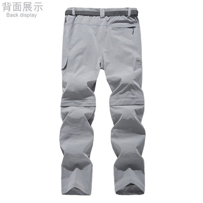 2025 Zip Off Hiking Pants Convertible Shorts Mens Cargo Work Pants Lightweight Breathable Trousers Workwear Outdoor Casual Pants