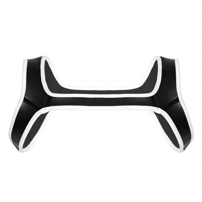 Sexy Men Chest Harness Neoprene Double Shoulder Straps for Carnival Party Caostume Accessories Strap Punk Men Chest Harness Belt