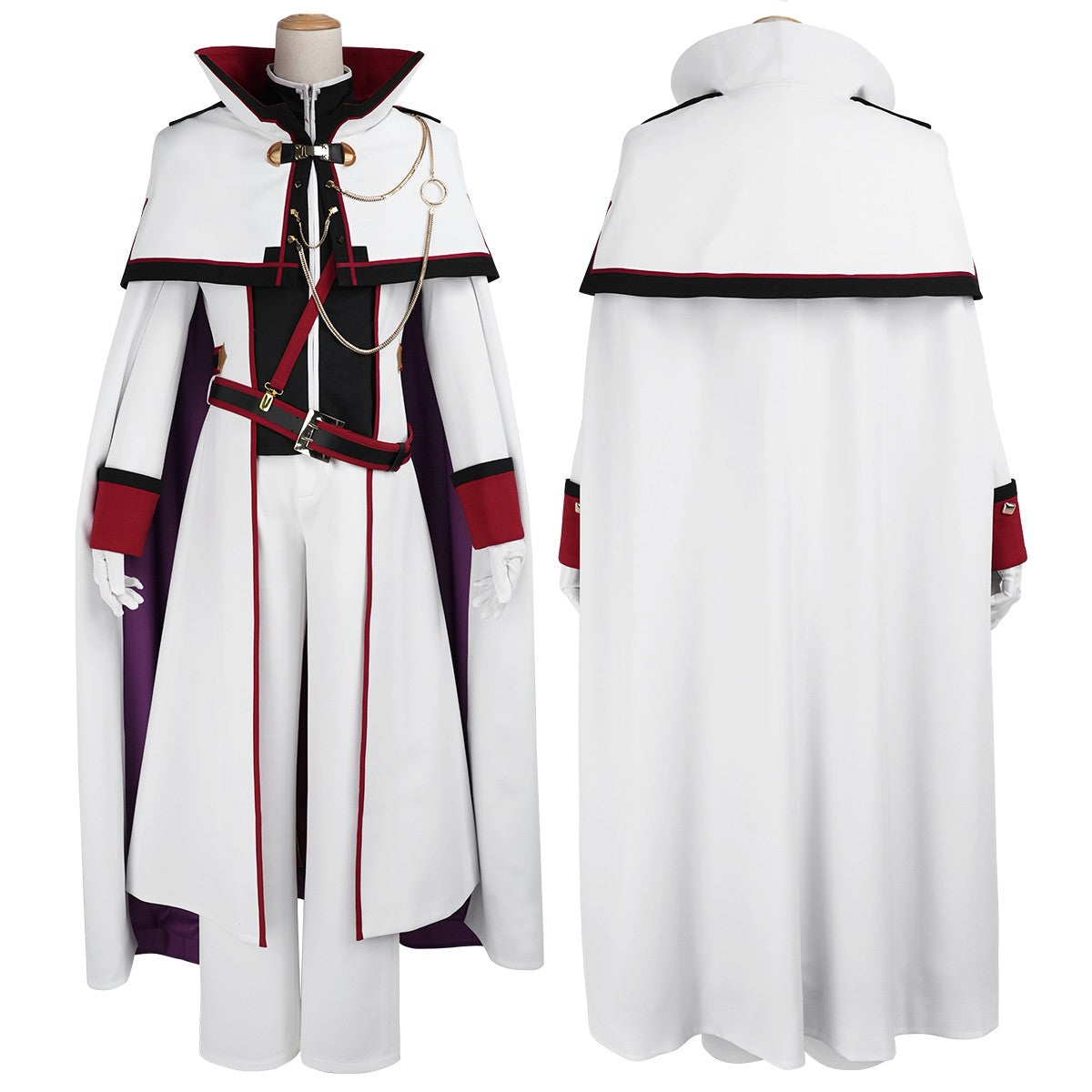 HOLOUN Zero Anime Julius Juukulius Cosplay Costume Cloak Coat Pants Gloves Belt Convention Halloween Christmas Party Outfit