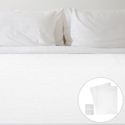 1Set Disposable Bedding Set Four-Piece Travel Sheet Quilt Cover Pillowcases Soft Comfortable Hygiene Travel Bedding