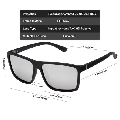 New Polarized Driving Brand Designer Sunglasses Luxury Men Aviation Square Sun Glasses Women Vintage Retro Glasses Shades