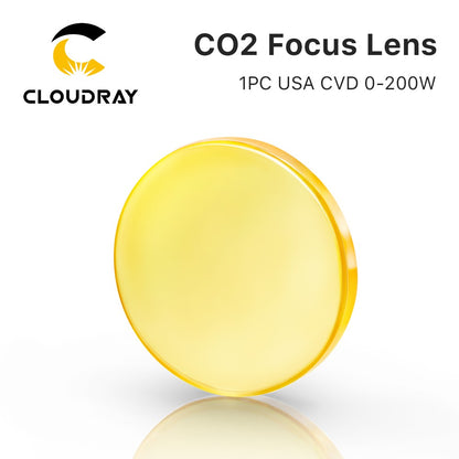 Cloudray 1/5 PEÇAS Lente de Foco CVD ZnSe EUA DIA 12/18/20mm para Máquina de Gravação a Laser CO2 de 0-200W