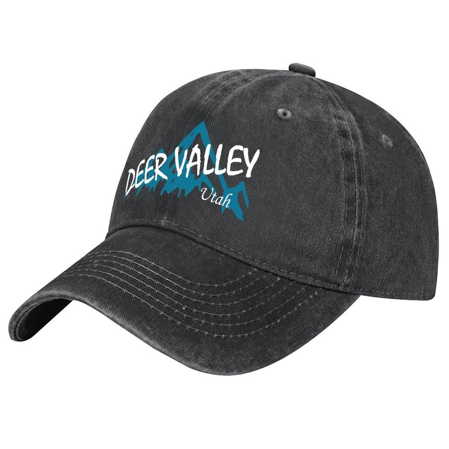 Deer Valley Mountains Baseball Cap Christmas Hat Rugby New In The Hat Gentleman Hat Trucker Hats For Men Women's