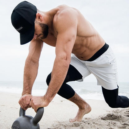 Summer Gym Sports Compression Shorts Mens Streatwear Quick Dry Quarter Short Pants Jogging Basketball Shorts Casual Trend Shorts