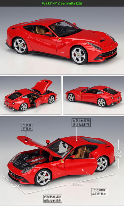 Maisto 1:24 Ferrari FXX K Roma Monza SP1 Carro Modelo Die-Cast Miniatura Carros Modelos Coleção Brinquedos Presentes Atacado