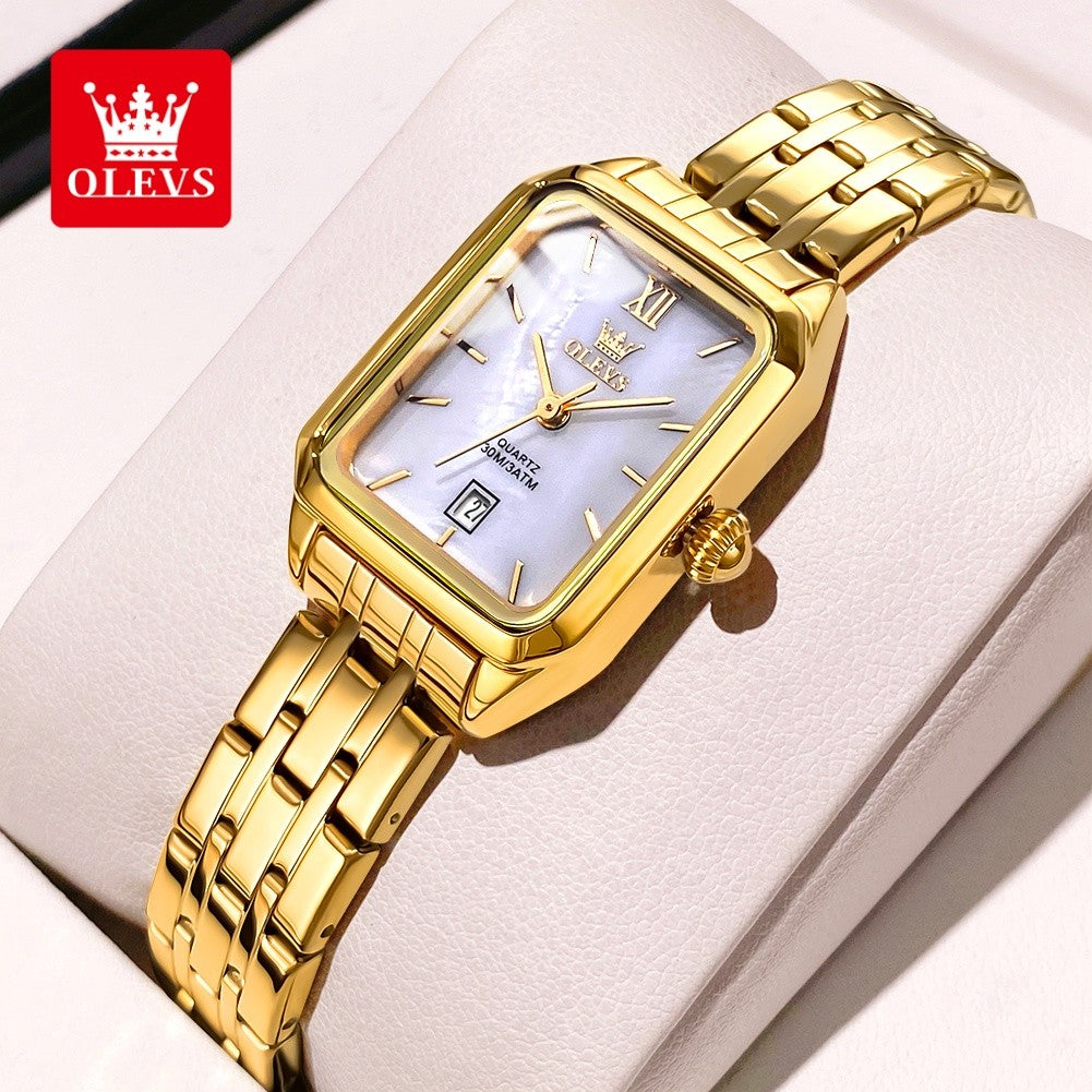 OLEVS 5616 Women Watch Luxury Brand Quartz Watch Classic Original Square Gold Women Watch Waterproof Luminous Watch Reloj Hombre