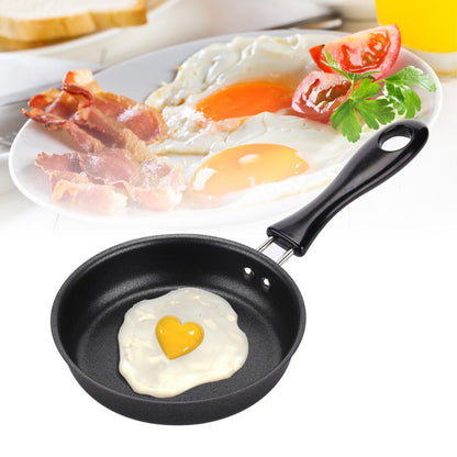 12cm Mini Nonstick Frying Egg Pan Portable Camping Cooking Omelet Pan Steak Frying Pan Gas Stove Induction Hob Kitchen Cookware