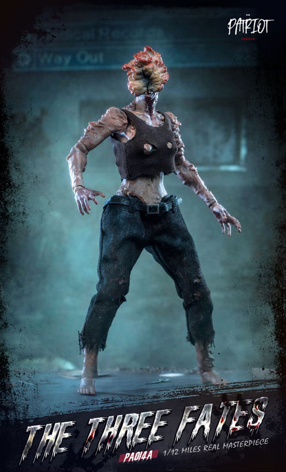Em estoque Patriot Studio The Last of Us Clicker The Three Fates Zombie 1/12 Bonecos de Ação com Roupas de Pano Coleção de Brinquedos de Presente