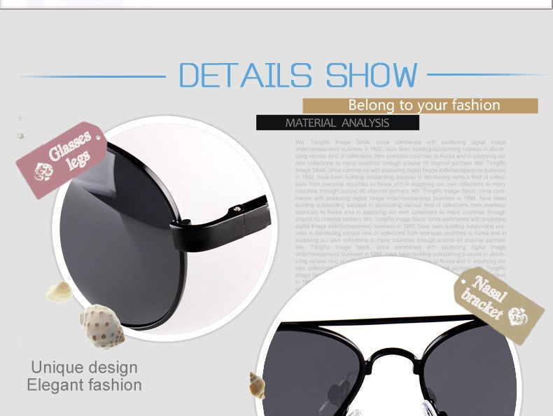 Classic Polarized Pilot Sunglasses For Male Driving Black Sun Glasses Men's Vintage Eyewear Gafas De Sol 8955