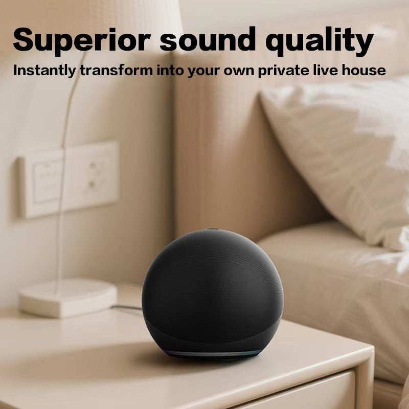 Alaxe Mini Alto-falante Bluetooth Pequeno RGB Portátil Subwoofer Esférico para Mesa ao Ar Livre com Cartão Alto-falante Doméstico para Presentes ao Ar Livre