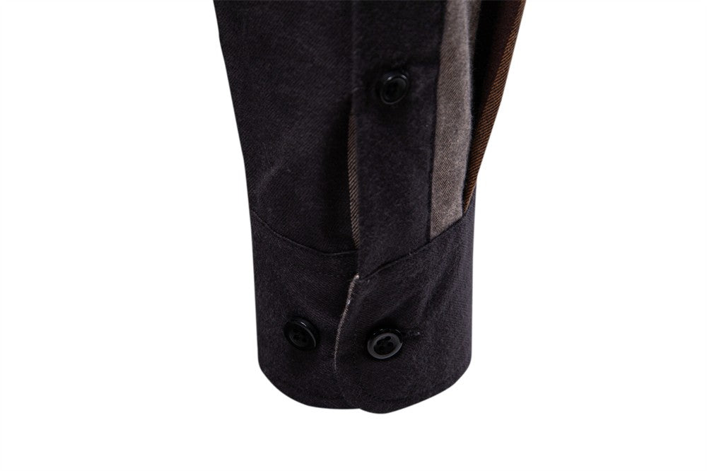 AIOPESON Men's Classic Plaid Shirt 100% Cotton Long Sleeve Autumn Winter Thicken Office Formal Business Executive Shirts